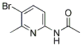 2-ACETYLAMINO-5-BROMO-6-METHYLPYRIDINE Struktur