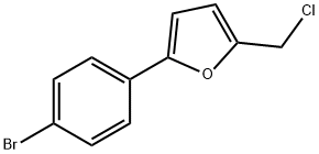 2-(4-BROMO-PHENYL)-5-CHLOROMETHYL-FURAN Struktur