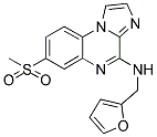 N-(2-FURYLMETHYL)-7-(METHYLSULFONYL)IMIDAZO[1,2-A]QUINOXALIN-4-AMINE Struktur