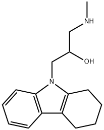 1-METHYLAMINO-3-(1,2,3,4-TETRAHYDRO-CARBAZOL-9-YL)-PROPAN-2-OL Struktur