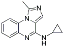 N-CYCLOPROPYL-1-METHYLIMIDAZO[1,5-A]QUINOXALIN-4-AMINE Struktur