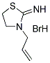 3-ALLYL-1,3-THIAZOLIDIN-2-IMINE HYDROBROMIDE Struktur