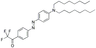 4-(DIOCTYLAMINO)-4'-(TRIFLUOROACETYL)AZOBENZENE Struktur