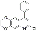 7-CHLORO-9-PHENYL-2,3-DIHYDRO-[1,4]DIOXINO[2,3-G]QUINOLINE Struktur