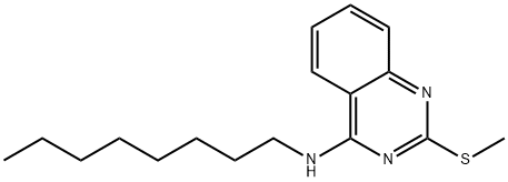 2-(METHYLSULFANYL)-N-OCTYL-4-QUINAZOLINAMINE Struktur