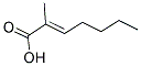 2-METHYL-2-HEPTENOIC ACID Struktur