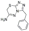 3-BENZYL-7H-[1,2,4]TRIAZOLO[3,4-B][1,3,4]THIADIAZIN-6-AMINE Struktur