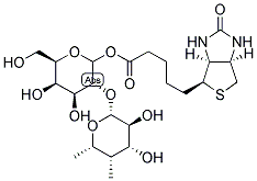 BIOTIN-BLOOD GROUP A DISACCHARIDE Struktur