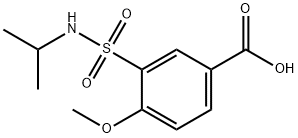 3-[(ISOPROPYLAMINO)SULFONYL]-4-METHOXYBENZOIC ACID Struktur