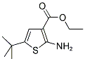 2-AMINO-5-TERT-BUTYL-THIOPHENE-3-CARBOXYLIC ACID ETHYL ESTER Struktur