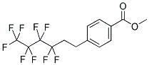 METHYL 4-(1H,1H,2H,2H-PERFLUOROHEXYL)BENZOATE Struktur