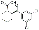 CIS-2-(3,5-DICHLOROBENZOYL)CYCLOHEXANE-1-CARBOXYLIC ACID Struktur