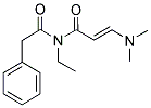 N-[3-DIMETHYLAMINO-1-OXO-2-PROPENYL] PHENYL-N-ETHYL ACETAMIDE Struktur