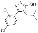 5-(2,4-DICHLOROPHENYL)-4-ISOBUTYL-4H-1,2,4-TRIAZOLE-3-THIOL Struktur