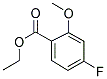 4-FLUORO-2-METHOXYBENZOIC ACID ETHYL ESTER Struktur