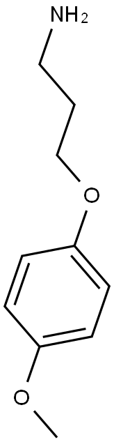 3-(4-METHOXY-PHENOXY)-PROPYLAMINE Struktur