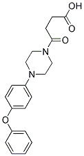 4-OXO-4-[4-(4-PHENOXYPHENYL)PIPERAZIN-1-YL]BUTANOIC ACID Struktur