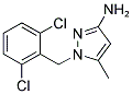 1-(2,6-DICHLORO-BENZYL)-5-METHYL-1 H-PYRAZOL-3-YLAMINE Struktur