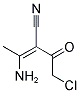 3-AMINO-2-(2-CHLORO-ACETYL)-BUT-2-ENENITRILE Struktur