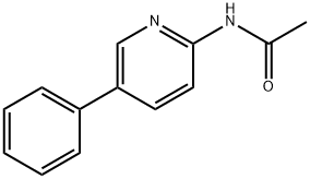 N-ACETYL-2-AMINO-5-PHENYLPYRIDINE Struktur