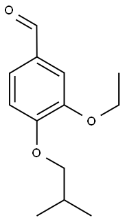 3-ETHOXY-4-ISOBUTOXY-BENZALDEHYDE Struktur