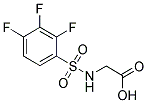 [[(2,3,4-TRIFLUOROPHENYL)SULFONYL]AMINO]ACETIC ACID Struktur