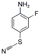 4-AMINO-3-FLUOROPHENYL THIOCYANATE Struktur