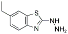 6-ETHYL-2-HYDRAZINO-1,3-BENZOTHIAZOLE Struktur