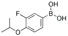 3-FLUORO-4-ISOPROPOXYPHENYLBORONIC ACID Struktur