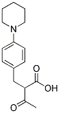 4-PIPERYDINOBENZYL ACETOACETIC ACID Struktur