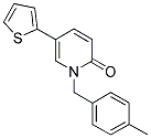 1-(4-METHYLBENZYL)-5-THIEN-2-YLPYRIDIN-2(1H)-ONE Struktur