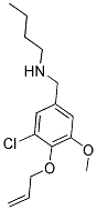 N-[4-(ALLYLOXY)-3-CHLORO-5-METHOXYBENZYL]BUTAN-1-AMINE Struktur