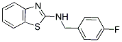 N-(4-FLUOROBENZYL)-1,3-BENZOTHIAZOL-2-AMINE Struktur