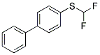 4-(DIFLUOROMETHYLSULFANYL)BIPHENYL Struktur