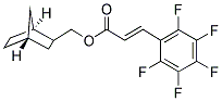 NORBORNYLMETHYLPENTAFLUOROCINNAMATE Struktur