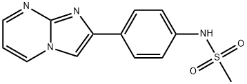 N-(4-IMIDAZO[1,2-A]PYRIMIDIN-2-YLPHENYL)METHANESULFONAMIDE Struktur