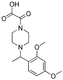 (4-[1-(2,4-DIMETHOXYPHENYL)ETHYL]PIPERAZIN-1-YL)(OXO)ACETIC ACID Struktur