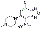 7-CHLORO-5-(4-METHYL-PIPERAZIN-1-YL)-4-NITRO-BENZO[1,2,5]OXADIAZOLE Struktur