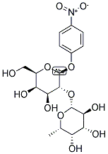 P-NITROPHENYL 2-O-(BETA-L-FUCOPYRANOSYL)-BETA-D-GALACTOPYRANOSIDE Struktur