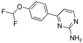 4-(4-DIFLUOROMETHOXY-PHENYL)-PYRIMIDIN-2-YLAMINE Struktur