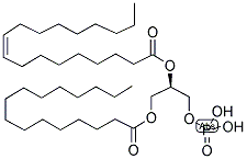 1-PALMITOYL-2-OLEOYL-SN-GLYCERO-3-PHOSPHATIDIC ACID Struktur