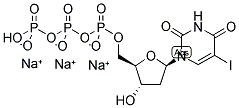 5-IODO-2'-DEOXY-URIDINE-5'-TRIPHOSPHATE, SODIUM SALT Struktur