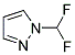 1-DIFLUOROMETHYL-1H-PYRAZOLE Struktur