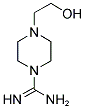 4-(2-HYDROXY-ETHYL)-PIPERAZINE-1-CARBOXAMIDINE Struktur