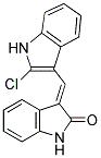 3-(2-CHLORO-3-INDOLYLMETHYLENE)-1,3-DIHYDROINDOL-2-ONE Struktur