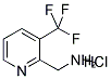 C-(3-TRIFLUOROMETHYL-PYRIDIN-2-YL)METHYLAMINE HYDROCHLORIDE Struktur