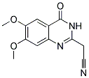 (6,7-DIMETHOXY-4-OXO-3,4-DIHYDRO-QUINAZOLIN-2-YL)-ACETONITRILE Struktur