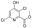 3,6-DICHLORO-4-HYDROXY-PYRIDINE-2-CARBOXYLIC ACID METHYL ESTER Struktur