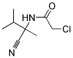 2-CHLORO-N-(1-CYANO-1,2-DIMETHYL-PROPYL)-ACETAMIDE Struktur