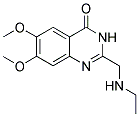 2-[(ETHYLAMINO)METHYL]-6,7-DIMETHOXYQUINAZOLIN-4(3H)-ONE Struktur